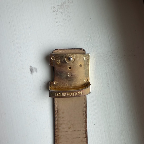 Louis Vuitton Brown Checkered Men's Belt - Picture 6 of 7